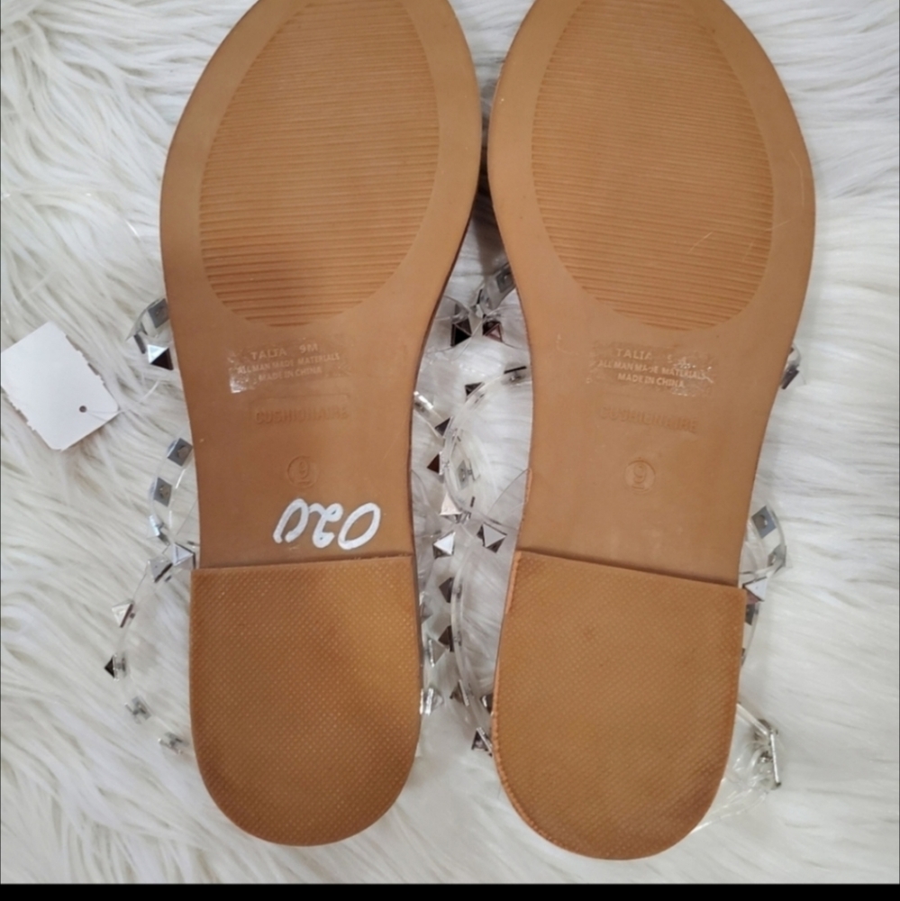 Studded Silver Sandals - Picture 3 of 9